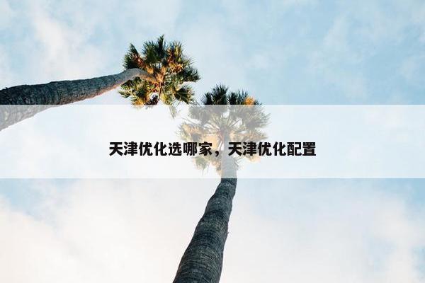 天津优化选哪家，天津优化配置