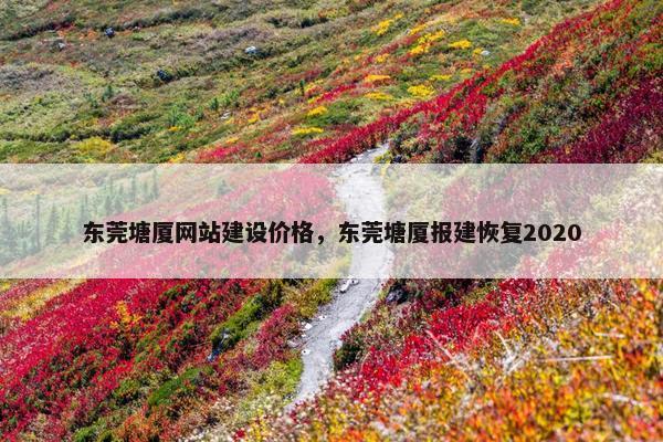 东莞塘厦网站建设价格，东莞塘厦报建恢复2020