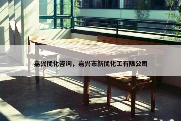嘉兴优化咨询，嘉兴市新优化工有限公司