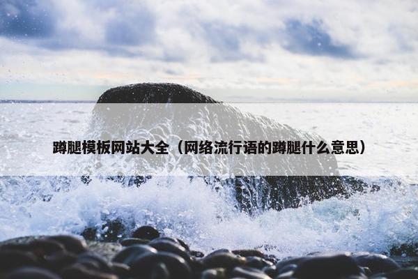 蹲腿模板网站大全（网络流行语的蹲腿什么意思）