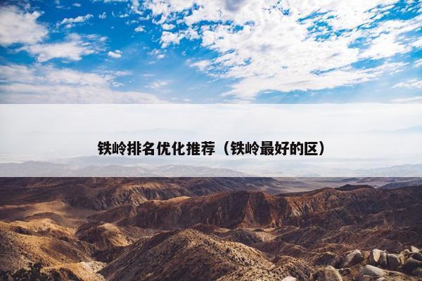 铁岭排名优化推荐（铁岭最好的区）