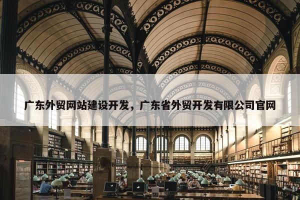 广东外贸网站建设开发，广东省外贸开发有限公司官网