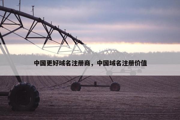 中国更好域名注册商，中国域名注册价值