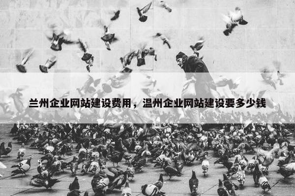 兰州企业网站建设费用，温州企业网站建设要多少钱