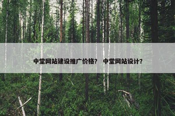 中堂网站建设推广价格？ 中堂网站设计？