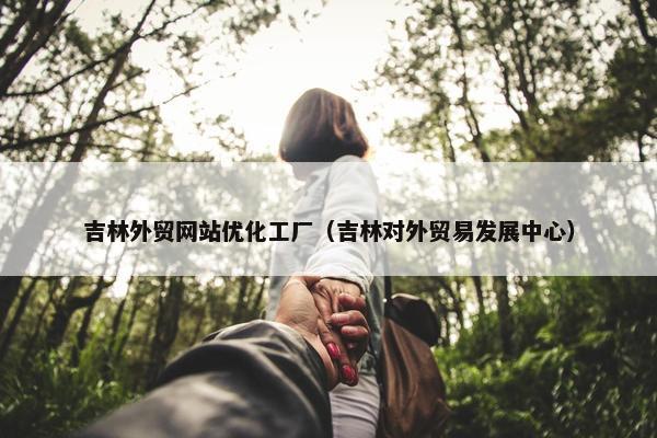 吉林外贸网站优化工厂（吉林对外贸易发展中心）