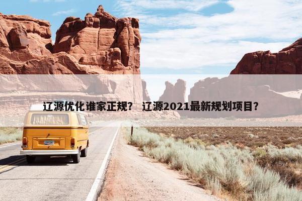 辽源优化谁家正规？ 辽源2021最新规划项目？