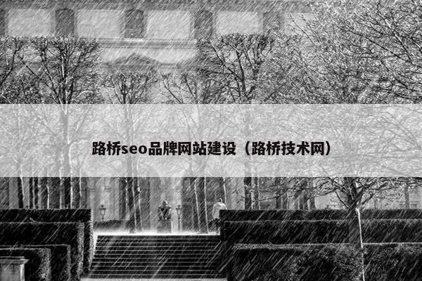 路桥seo品牌网站建设（路桥技术网）