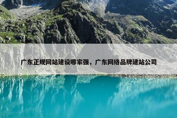 广东正规网站建设哪家强，广东网络品牌建站公司