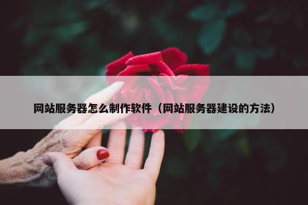 网站服务器怎么制作软件（网站服务器建设的方法）
