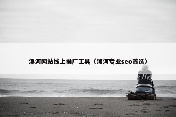 漯河网站线上推广工具（漯河专业seo首选）