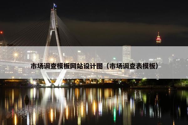 市场调查模板网站设计图（市场调查表模板）