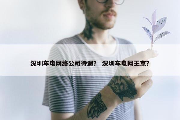 深圳车电网络公司待遇？ 深圳车电网王京？