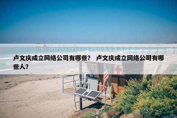 卢文庆成立网络公司有哪些？ 卢文庆成立网络公司有哪些人？
