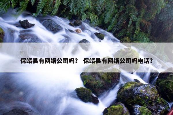 保靖县有网络公司吗？ 保靖县有网络公司吗电话？