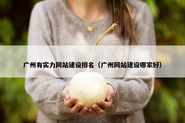 广州有实力网站建设排名（广州网站建设哪家好）
