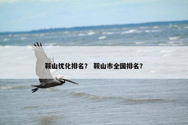 鞍山优化排名？ 鞍山市全国排名？