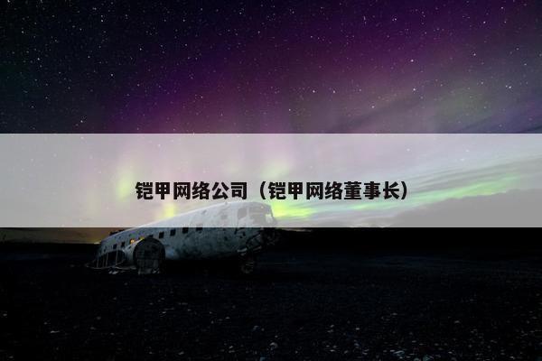 铠甲网络公司（铠甲网络董事长）