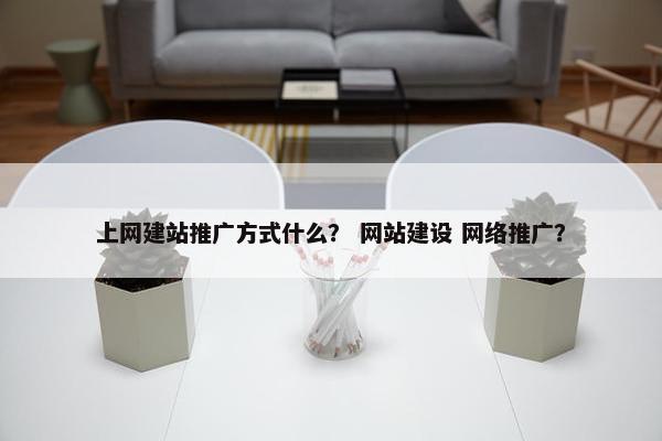 上网建站推广方式什么？ 网站建设 网络推广？