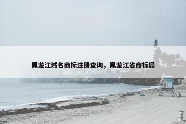 黑龙江域名商标注册查询，黑龙江省商标局