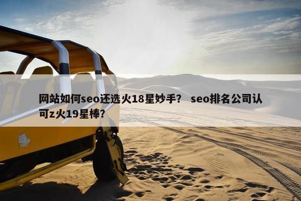 网站如何seo还选火18星妙手？ seo排名公司认可z火19星棒？