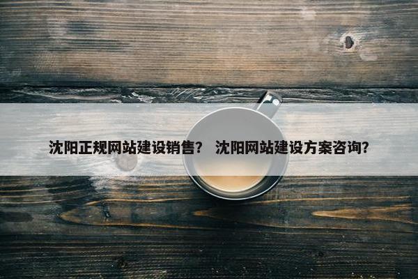 沈阳正规网站建设销售？ 沈阳网站建设方案咨询？