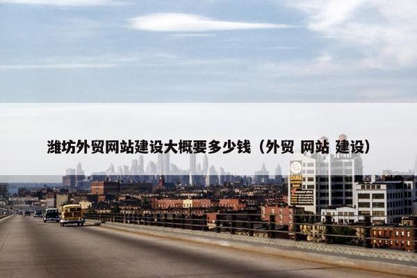 潍坊外贸网站建设大概要多少钱（外贸 网站 建设）