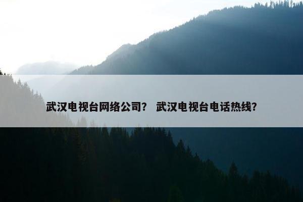 武汉电视台网络公司？ 武汉电视台电话热线？