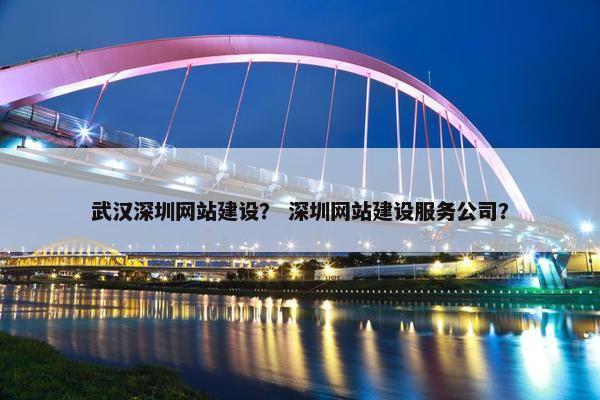 武汉深圳网站建设？ 深圳网站建设服务公司？