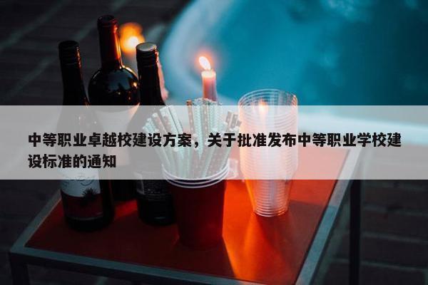 中等职业卓越校建设方案，关于批准发布中等职业学校建设标准的通知