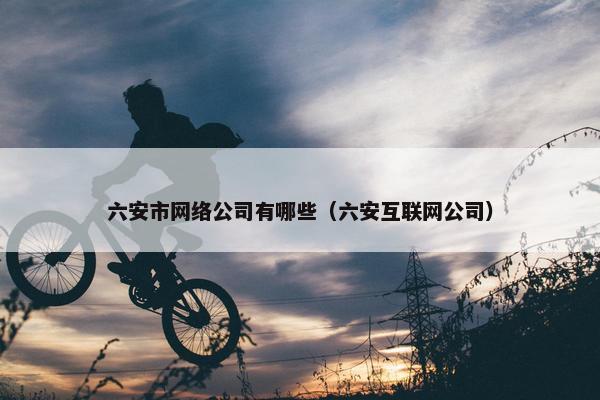六安市网络公司有哪些（六安互联网公司）