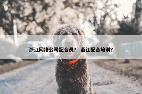 浙江网络公司配音员？ 浙江配音培训？
