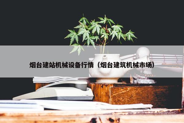 烟台建站机械设备行情（烟台建筑机械市场）