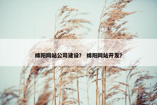 绵阳网站公司建设？ 绵阳网站开发？