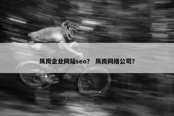 凤岗企业网站seo？ 凤岗网络公司？