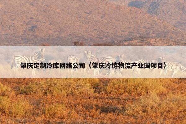 肇庆定制冷库网络公司（肇庆冷链物流产业园项目）
