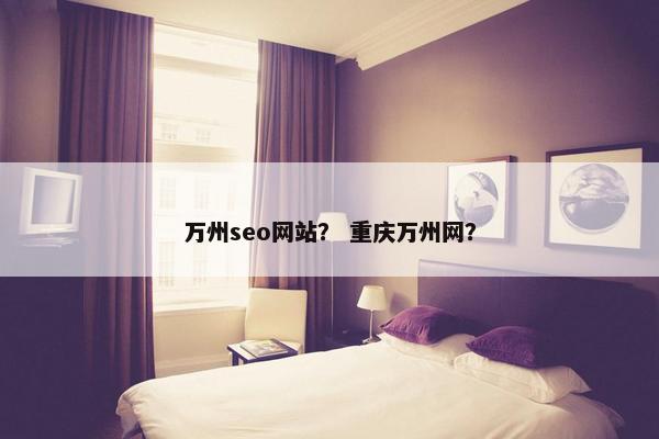 万州seo网站？ 重庆万州网？