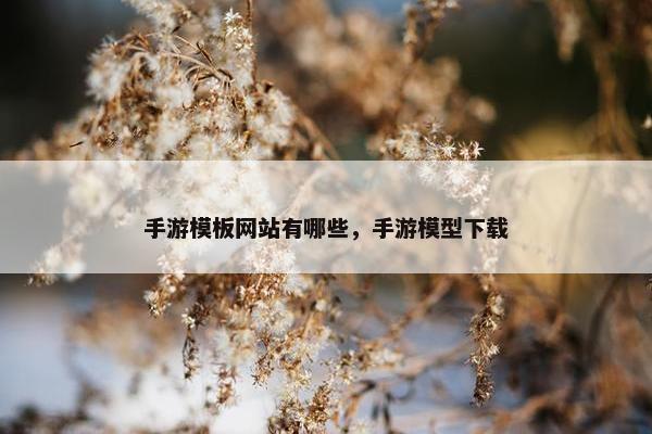 手游模板网站有哪些，手游模型下载