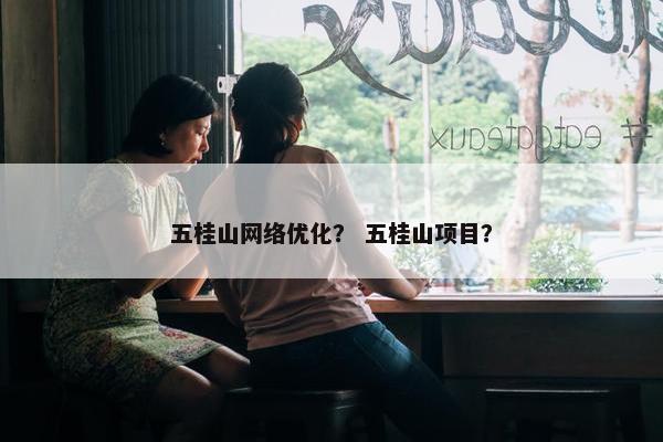 五桂山网络优化？ 五桂山项目？