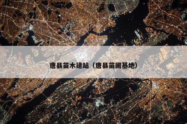 唐县苗木建站（唐县苗圃基地）