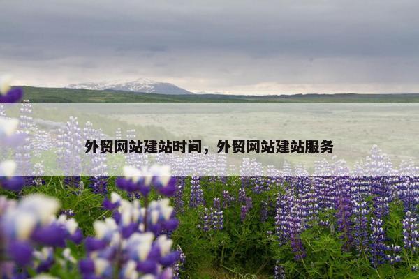 外贸网站建站时间，外贸网站建站服务