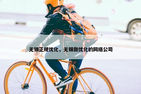无锡正规优化，无锡做优化的网络公司