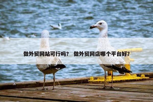 做外贸网站可行吗？ 做外贸网店哪个平台好？